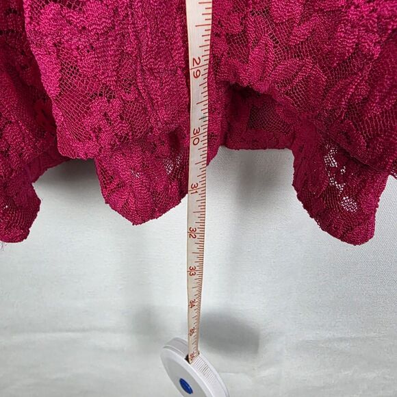 NWT Free People Intimately Lace Sheer Button Up Shacket Top Size Medium Feminine - Picture 6 of 6
